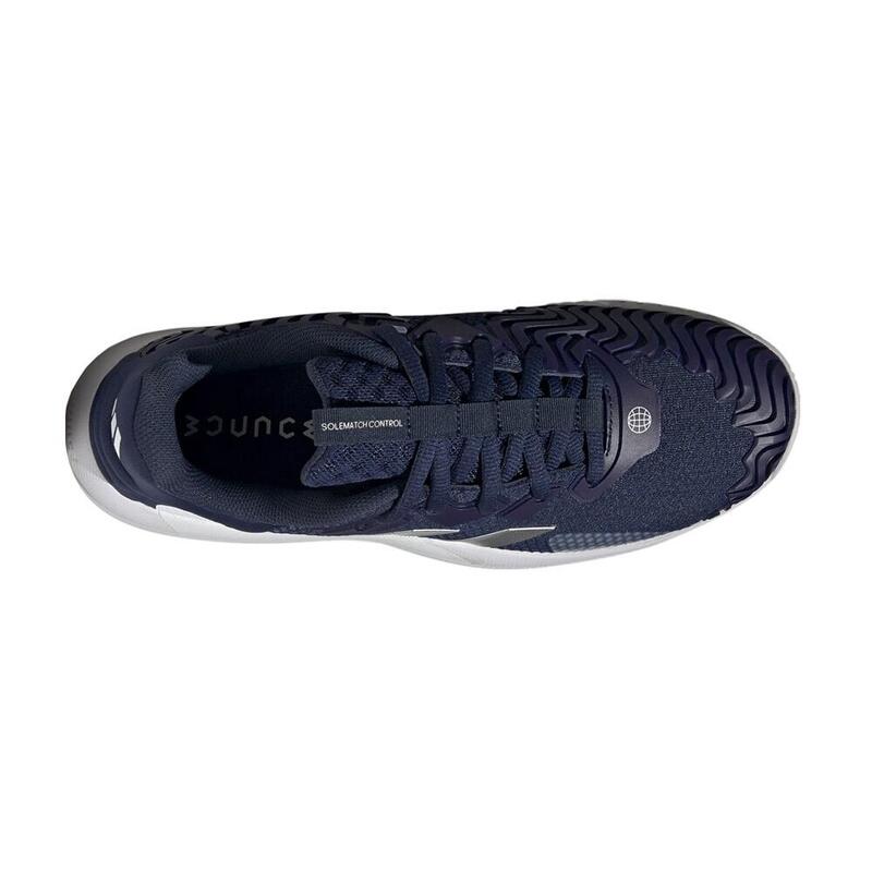 Adidas Solematch Control Hq8440 Bleu Marine Et Blanc