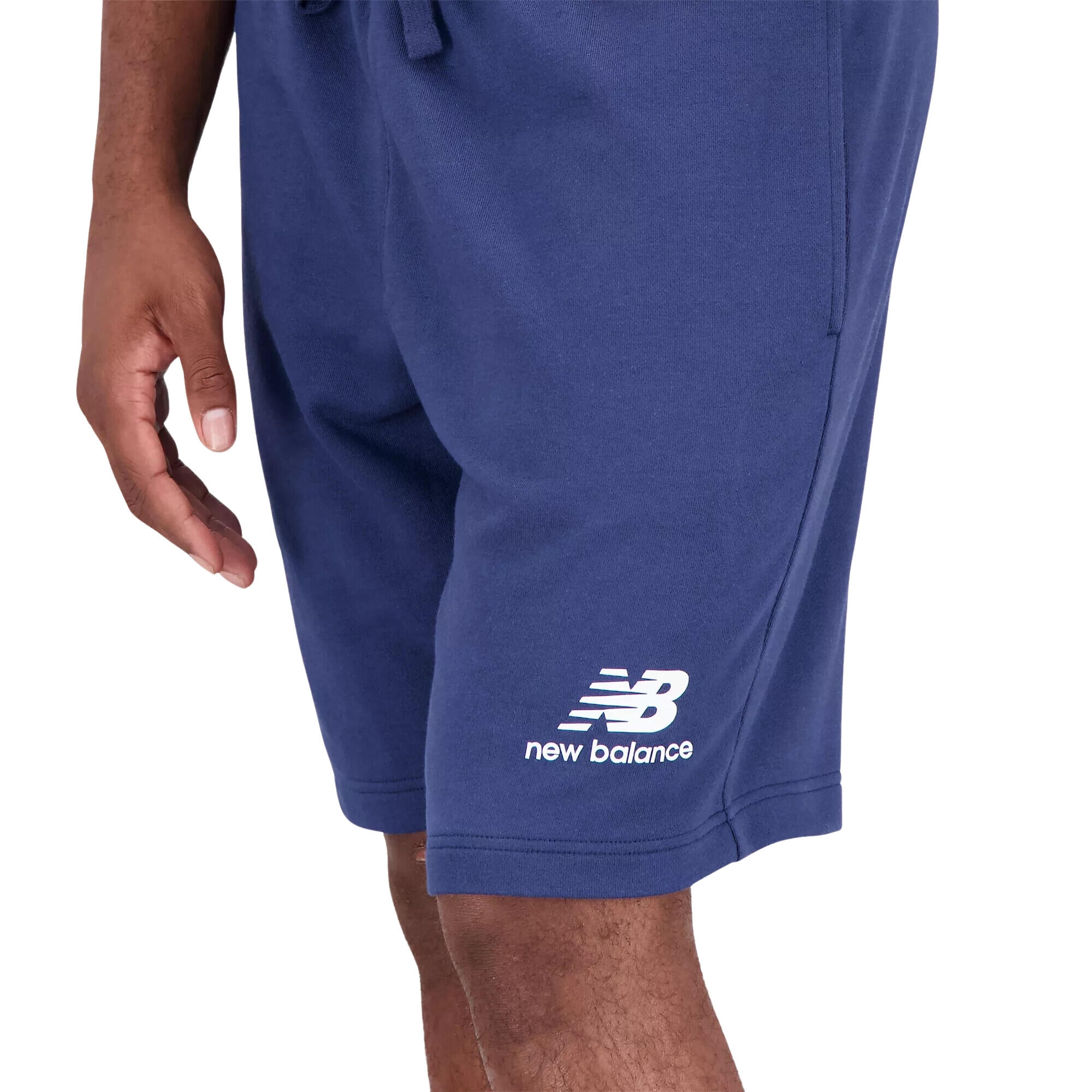 Pantalone Corto New Balance Essentials Con Logo Sovrapposto Ms31540 4/4