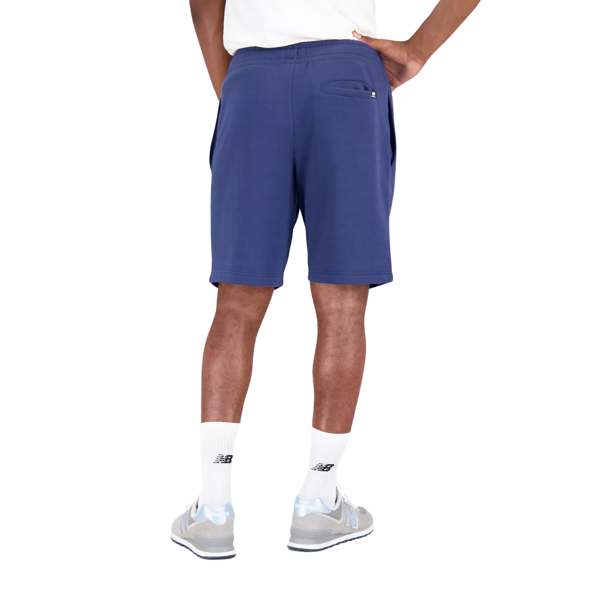Pantalone Corto New Balance Essentials Con Logo Sovrapposto Ms31540 3/4