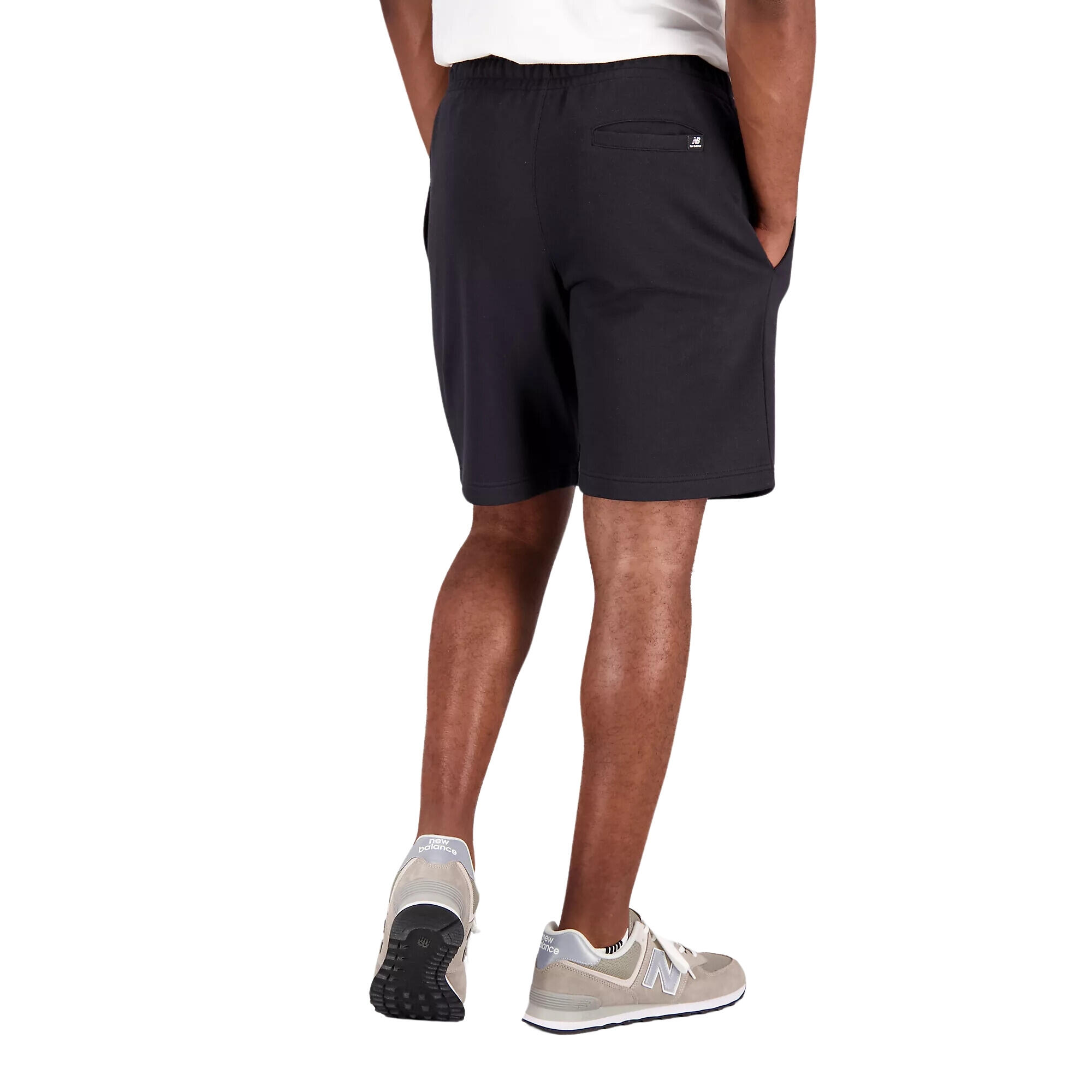 Pantalone Corto New Balance Essentials Con Logo Sovrapposto Ms31540 3/4
