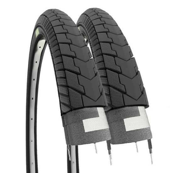 2 copertoni 24x1.75 (47-507)pneumatici bici stradali 24 x 175 slick bambino EV