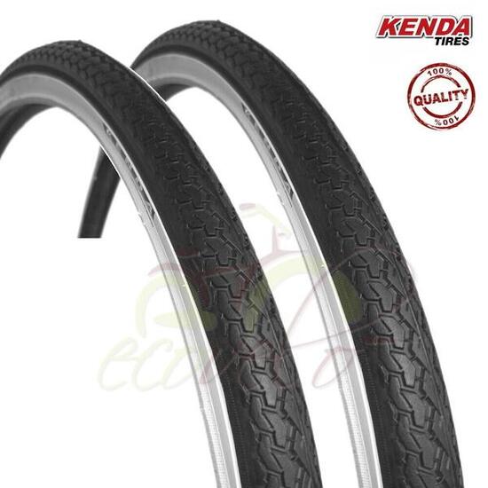 2 copertoni Kenda 26x1 3/8 bianconeri (37-590) EV
