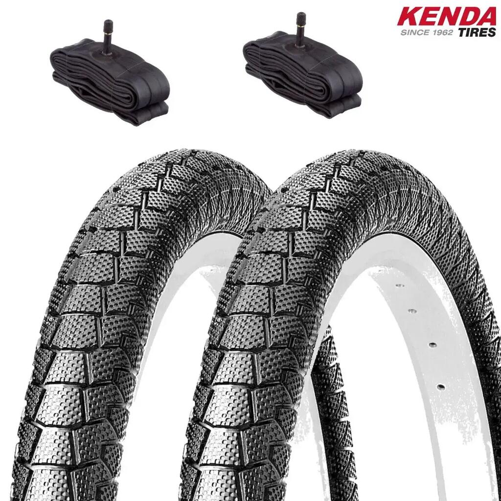 2 tyres Kenda 20x1.95 (50-406)+tubes, tyre road 20 x 1.95 BMX EV