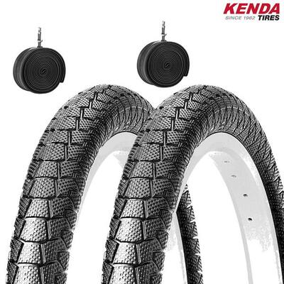 2 copertoni kenda 20 x 1.95 (50-406)+camere pneumatici neri BMX EV