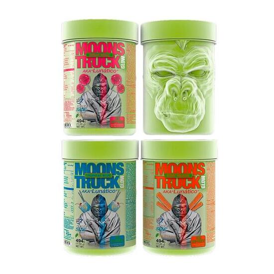Zoomad Labs - Moonstruck Glow 494 g - Pre-entrenamiento con cafeína - Sabor: Pi