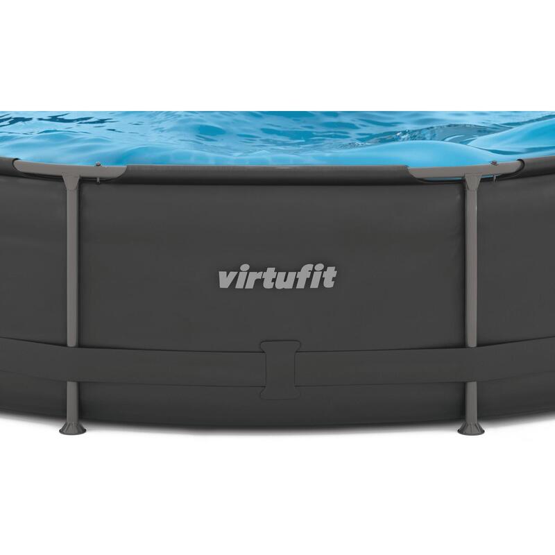 Piscina VirtuFit rotunda 366cm cu sistem filtrare inclus si cadru metalic