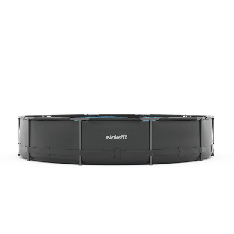 Piscina VirtuFit rotunda 366cm cu sistem filtrare inclus si cadru metalic