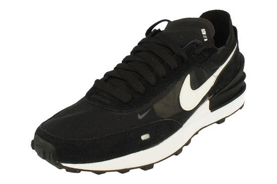 Nike Waffle One Black White Swoosh (W)