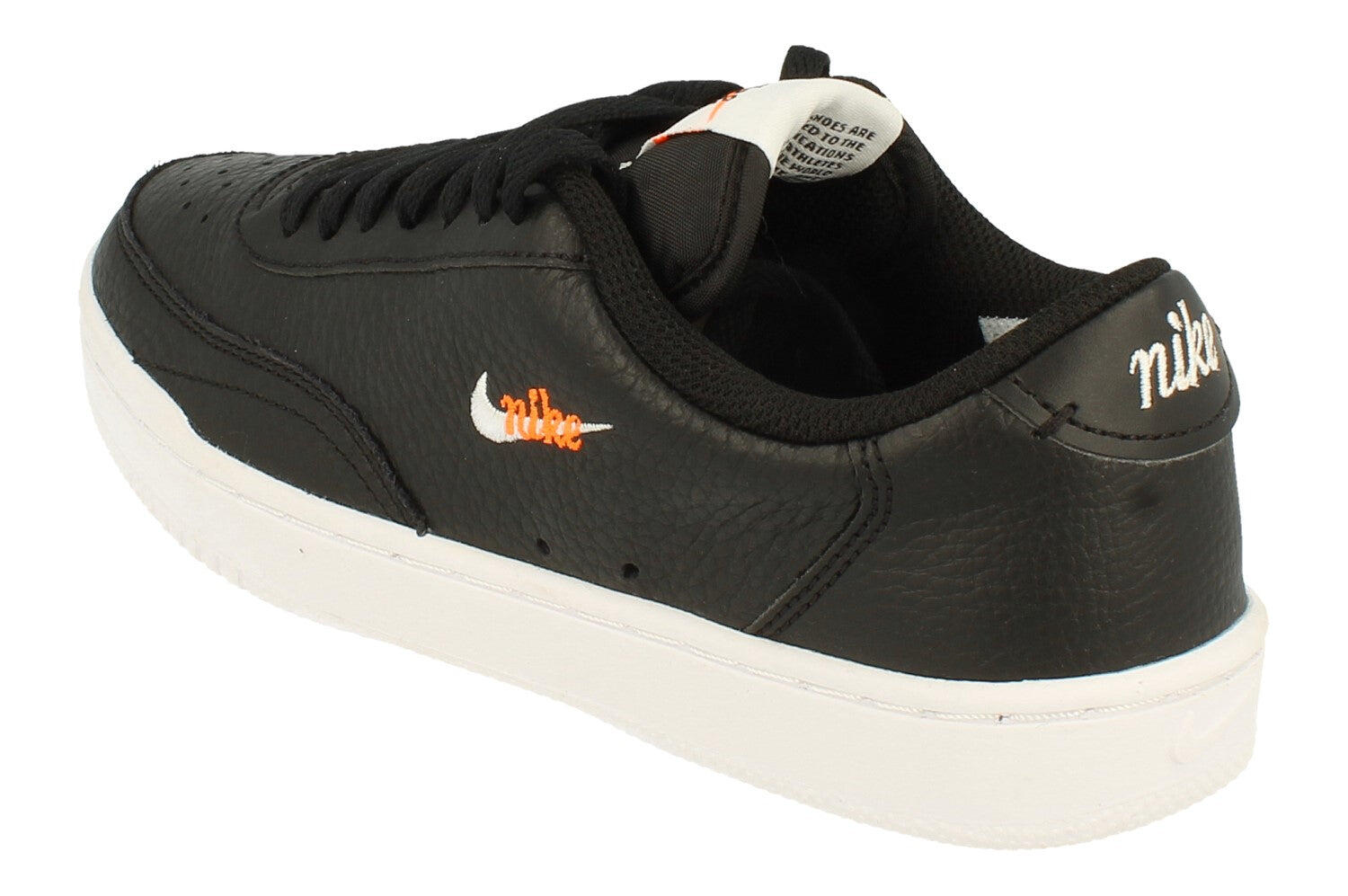 nike court vintage prm black
