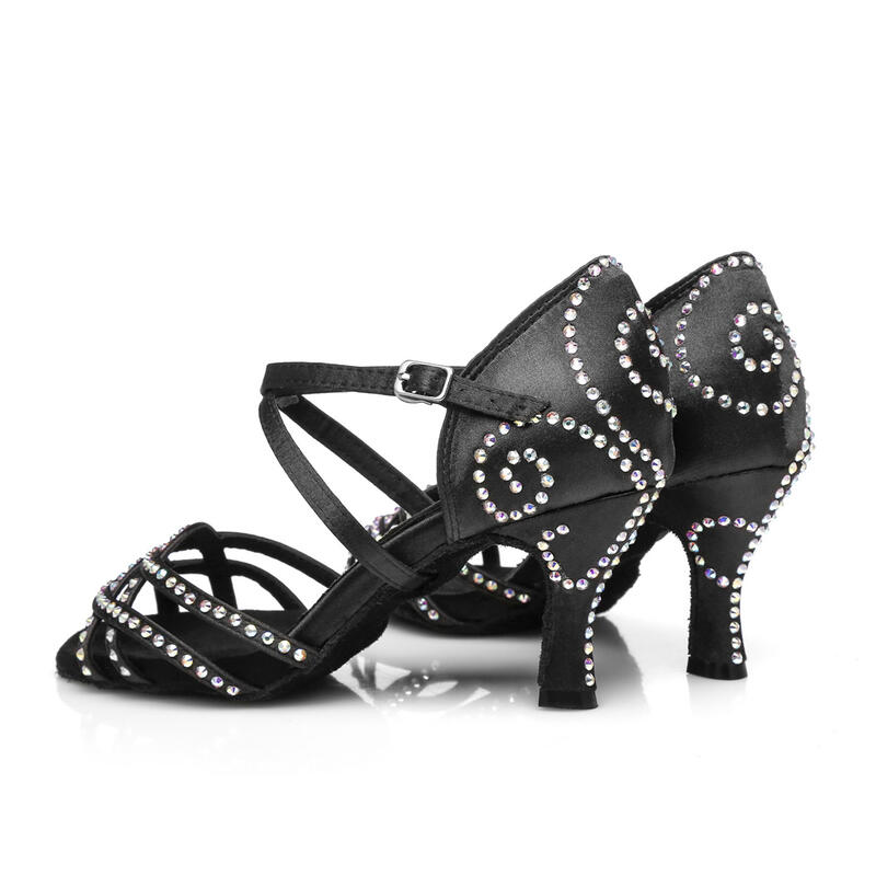 Chaussures de danse de salon Burtan Varadero 7,5 cm à sequins femme