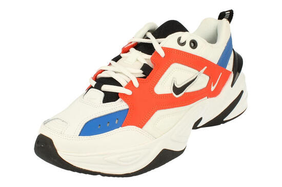 Scarpe M2K Tekno White Black Orange
