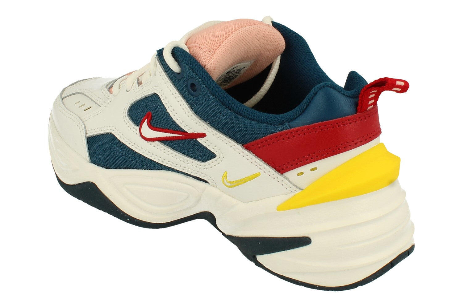 Damen - Gehen - Schuhe - M2K Tekno - Blau, Weiss, Chrome Yellow 2/7
