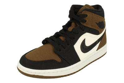 Air jordan 1 mid se light olive - taille : 37.5 eu