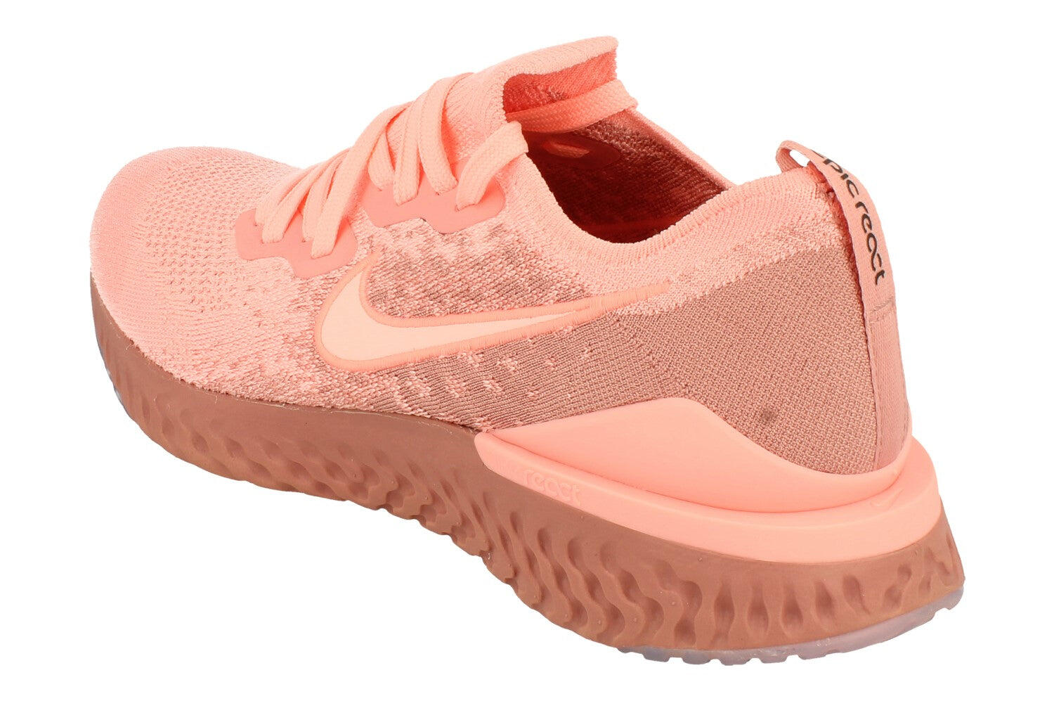 women's nike epic react flyknit rust pink