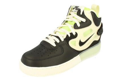 Zapatillas - Baloncesto - Hombre - Nike Air Force 1 Mid React - Negro y amarillo