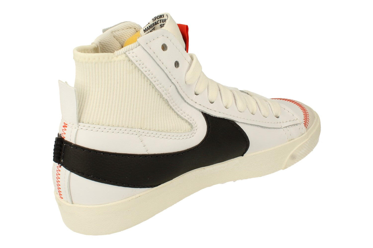 Nike Blazer Mid 77 Jumbo White Black 3/5