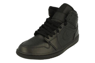 Air jordan 1 mid triple black (2022) - taille : 40 eu