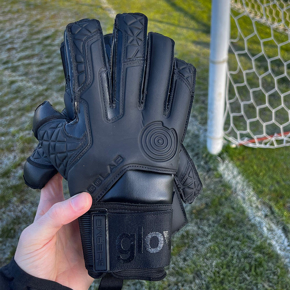 GGLAB tHERMO Fleece Finger Protect Goalkeeper Gloves GLOVEGLU Decathlon