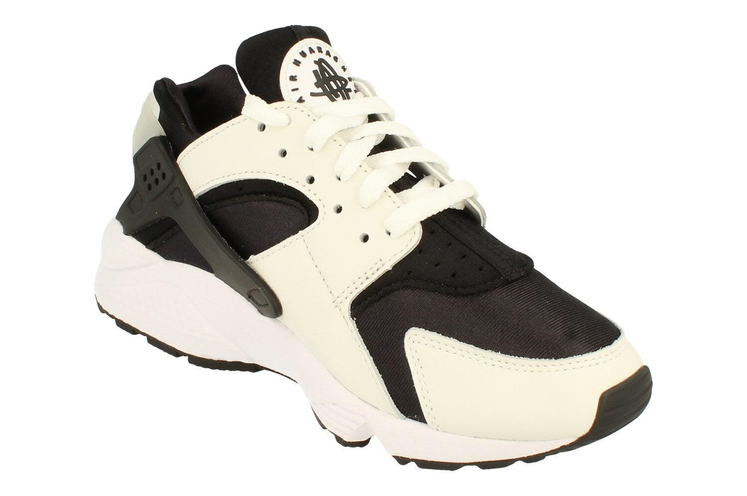 nike air huarache og black & white