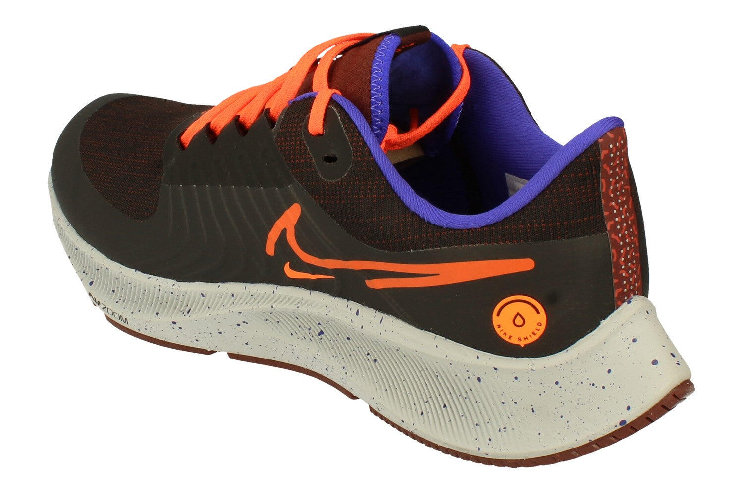 nike shield black orange