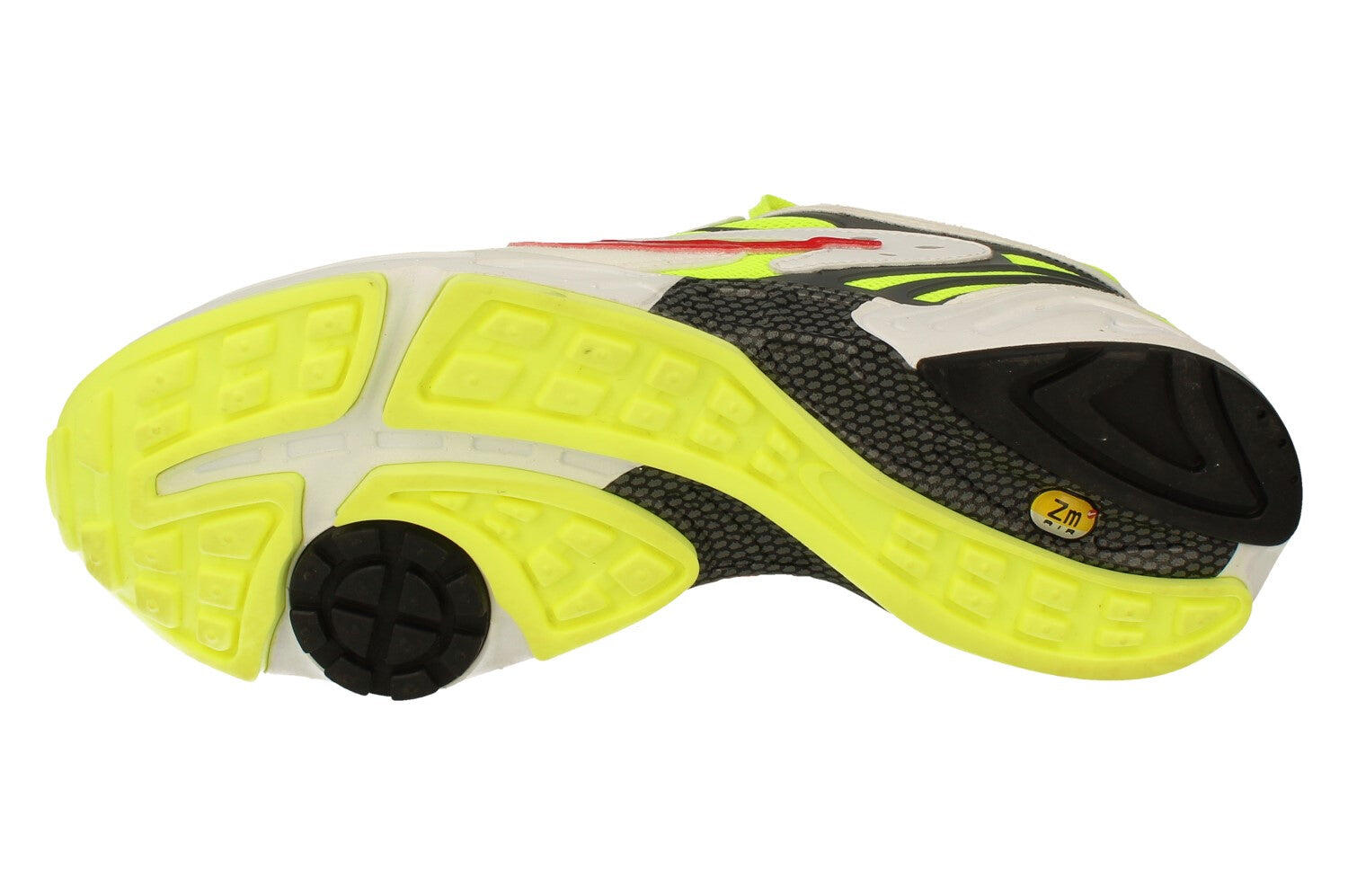 Nike Air Ghost Racer Bianco Atom Red Neon Yellow 5/5