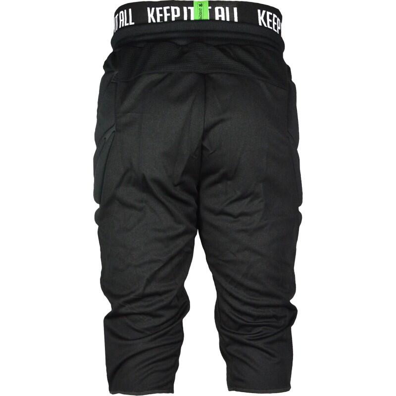 Malla negra KEEPERsport GK Pants Basicpadded 3/4