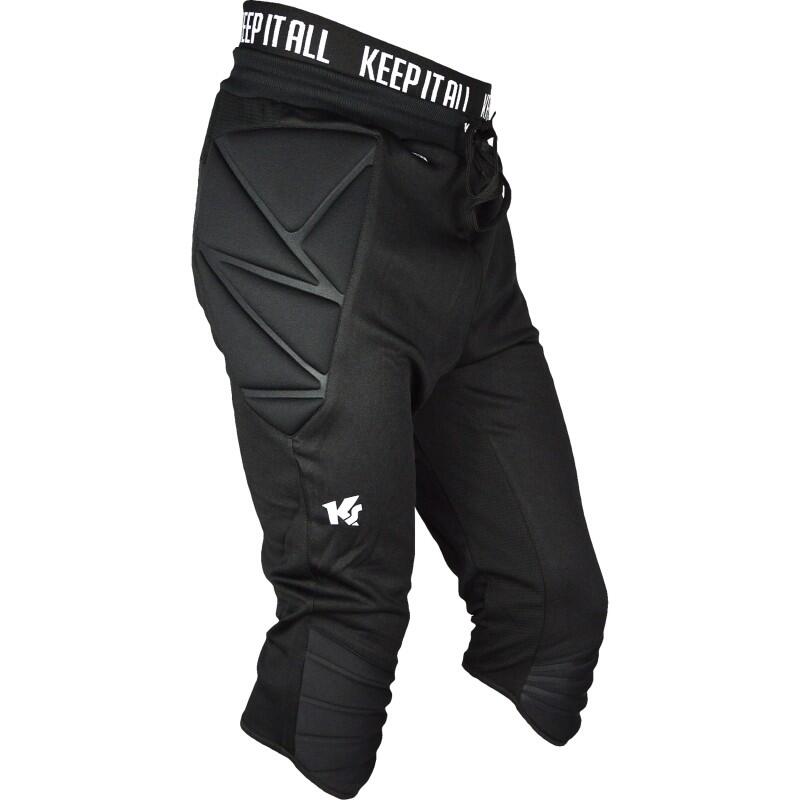 Malla negra KEEPERsport GK Pants Basicpadded 3/4