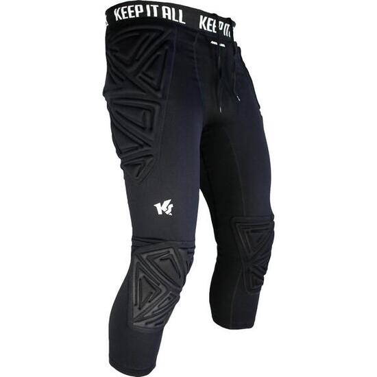 Sous-pantalon gardien PowerPadded 3/4 KEEPERsport noir 140 cm