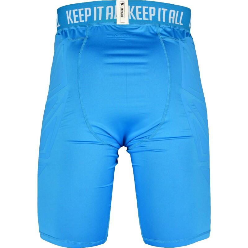 Malla corta sin acolchar Keepersport azul