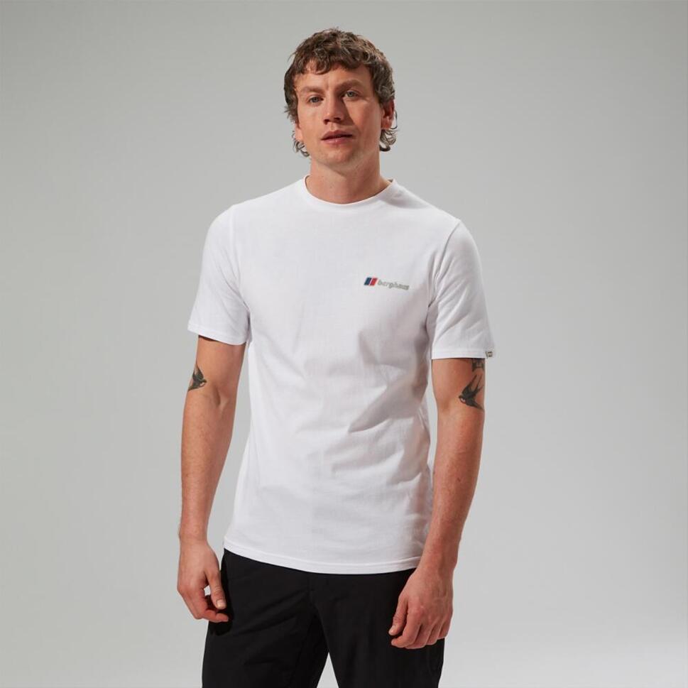 Koszulka z nadrukiem męska Berghaus Mtn Lineation SS Tee