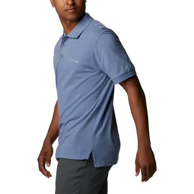 Tricou Polo COLUMBIA Cascade Range Solid Polo, Albastru, Barbati 3/5