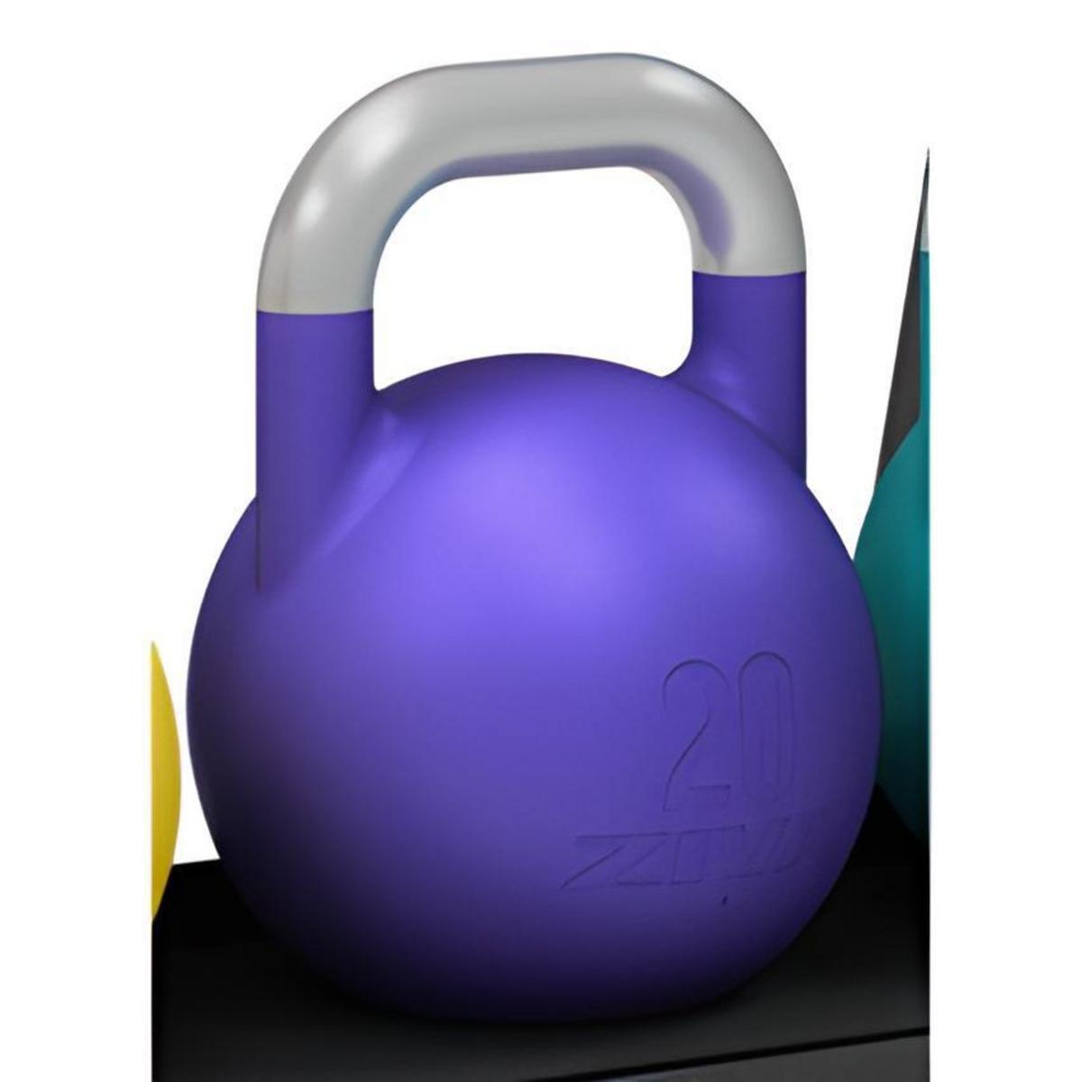 Kettlebell competición ZIVA performance 20kg Morado 2/3