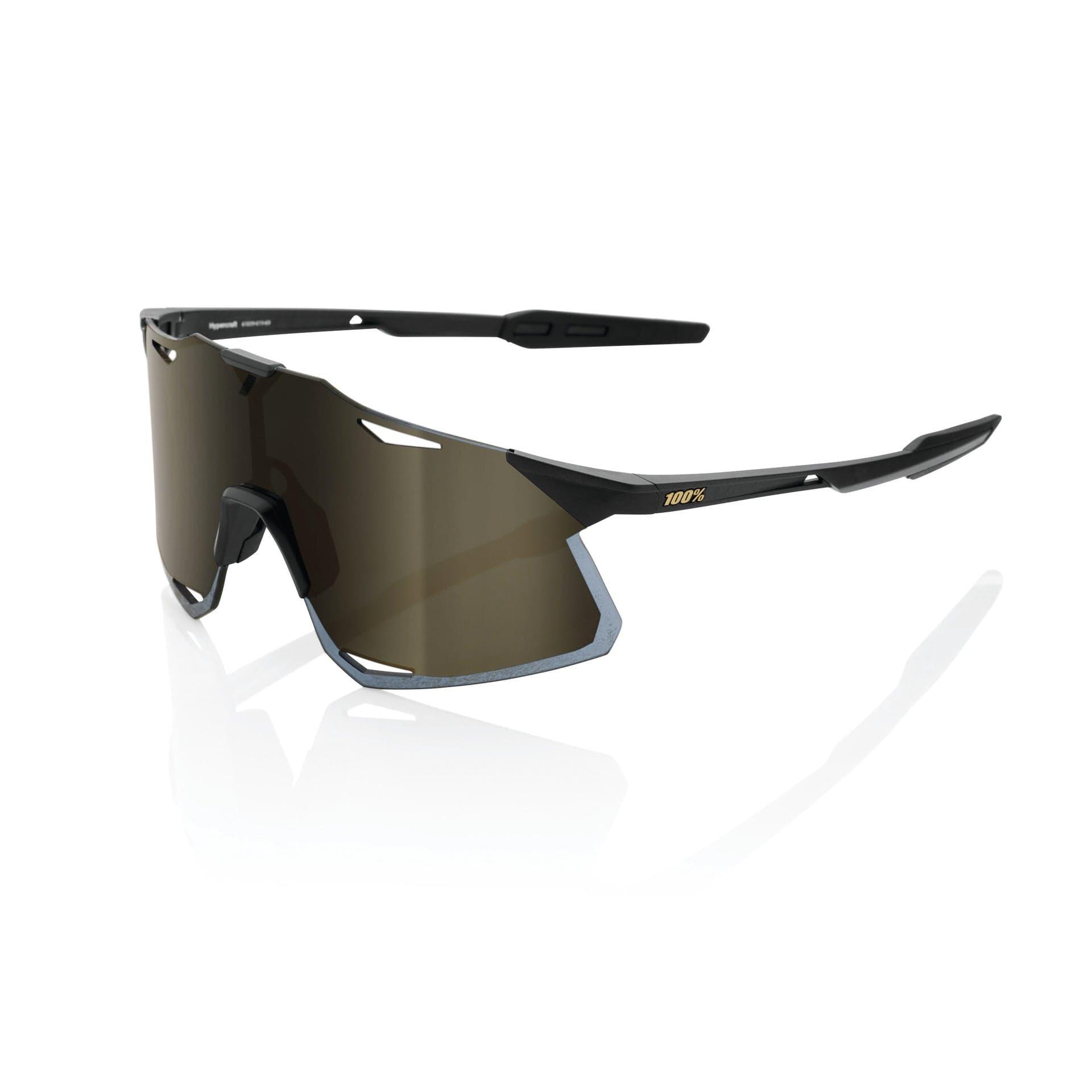 100 Percent Eyewear HYPERCRAFT - Matte Black - Soft Gold Mirror