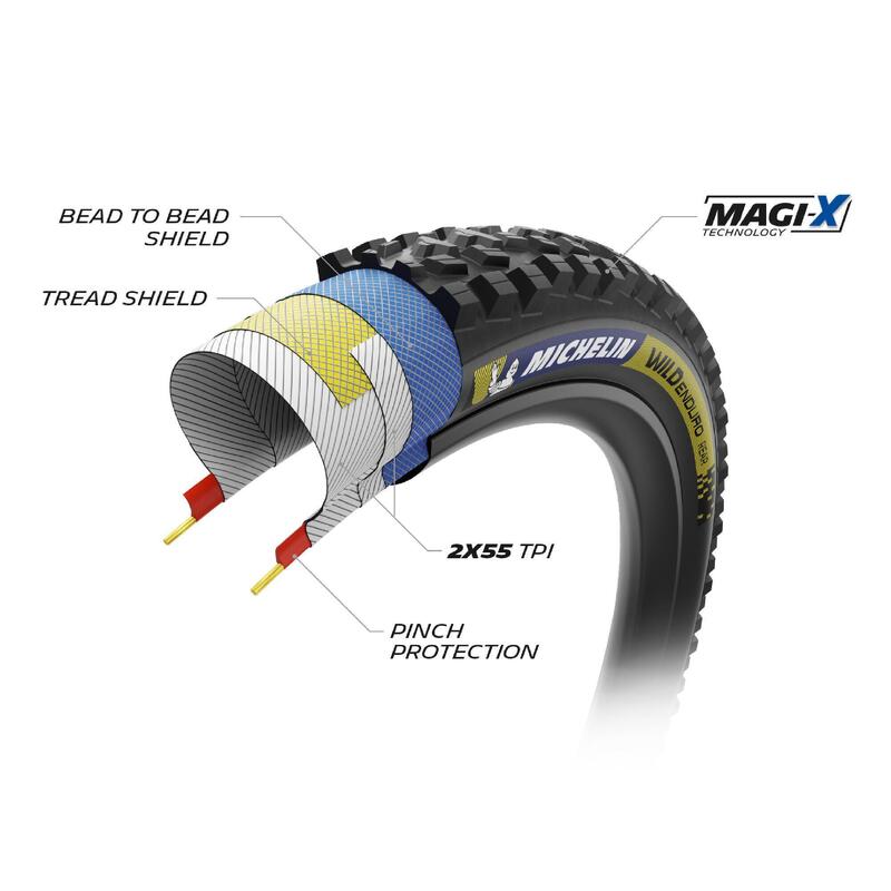 MICHELIN Fietsband Wild Enduro achter Racing Line 29x2.40" 61-622