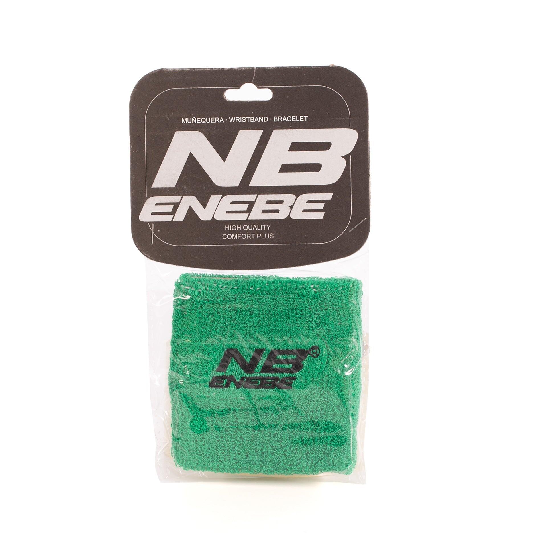BLACK ENEBE WRISTBAND WITH WHITE LOGO 2/4