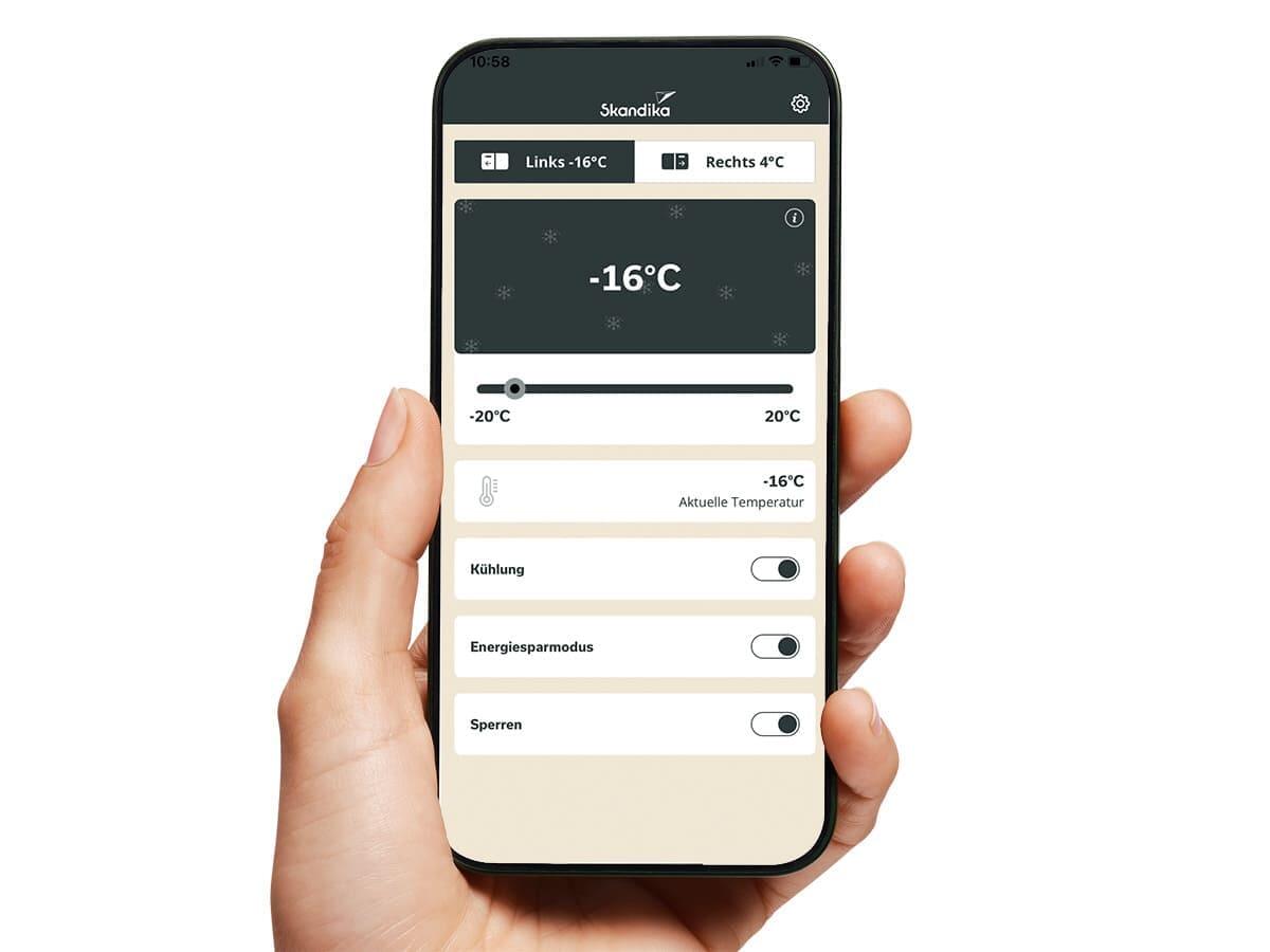 Glacière électrique +20° à -20°C Routa - 2 zones - silencieuse - 12V ou secteur 4/7