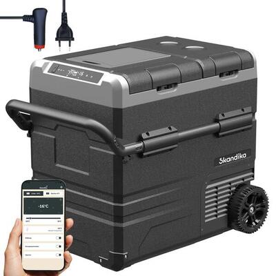 Gefrierbox elektrisch Routa - +20° bis -20°C - 2 Zonen - Kompressor - 12/24V