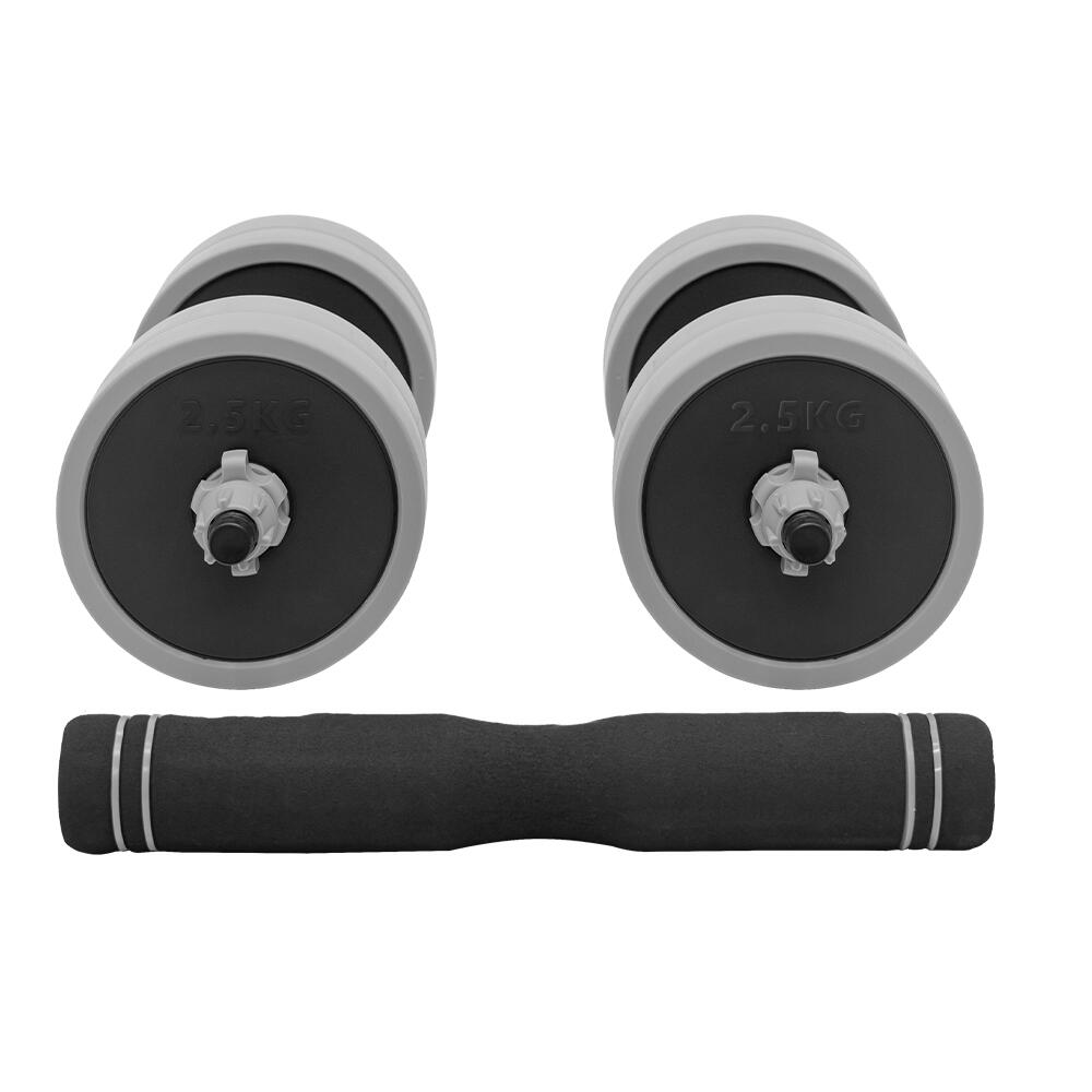 KIT D'HALTÈRES ET SET PUMP DE MUSCULATION 20KG 4/7