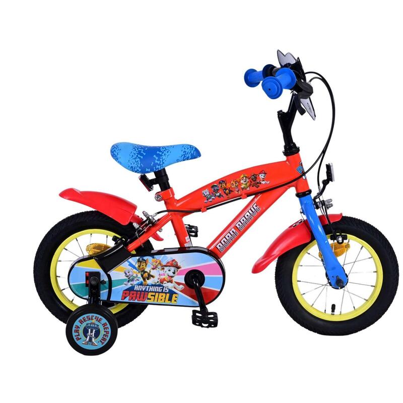 VOLARE BICYCLES Kinderfahrrad Paw Patrol 12 Zoll, ohne Rücktrittbremse