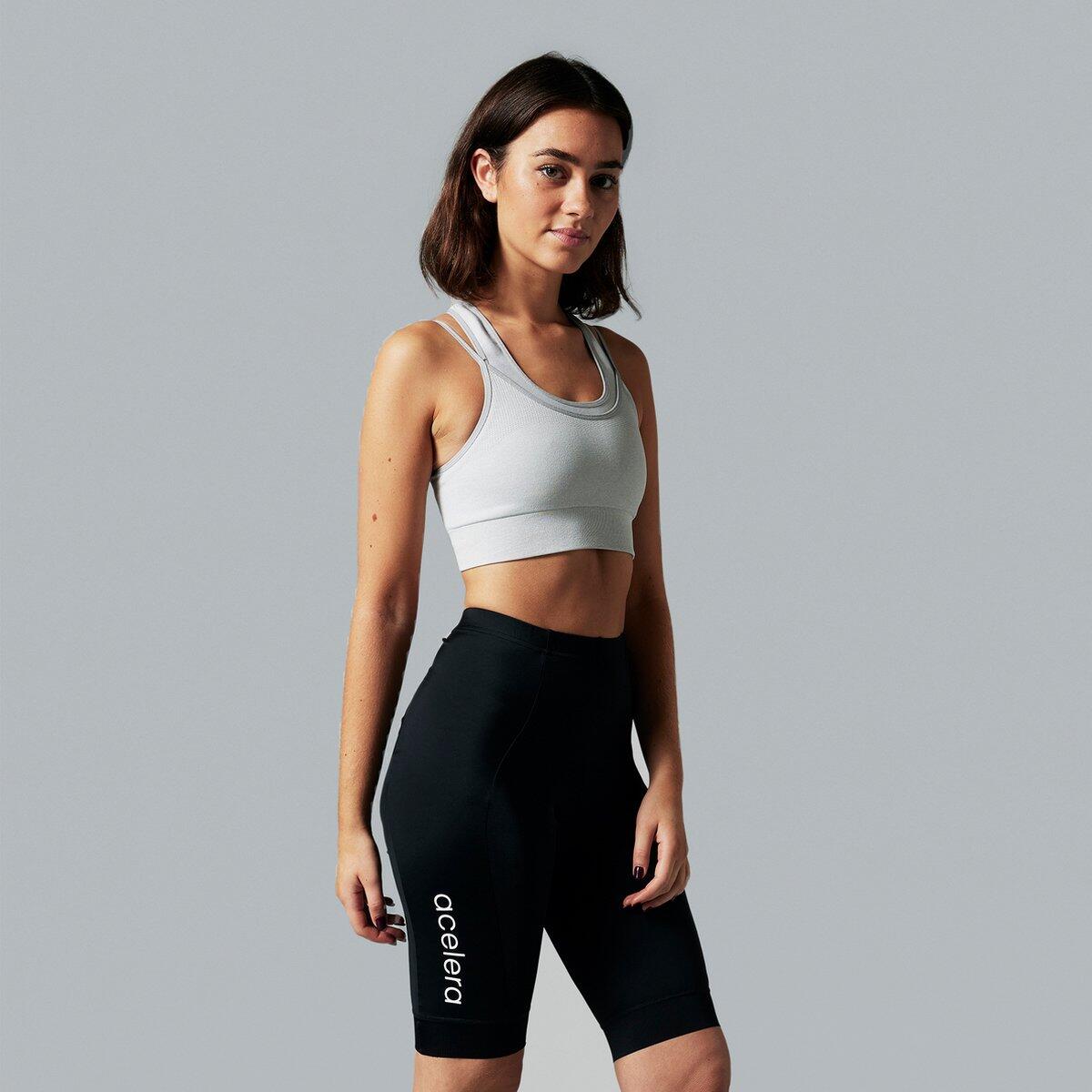 Acelera - Cuissard De Vélo Route Femme - Pantalon De Cyclisme - Vtt - Cuissard De Vélo - Noir - 40 M - Decathlon