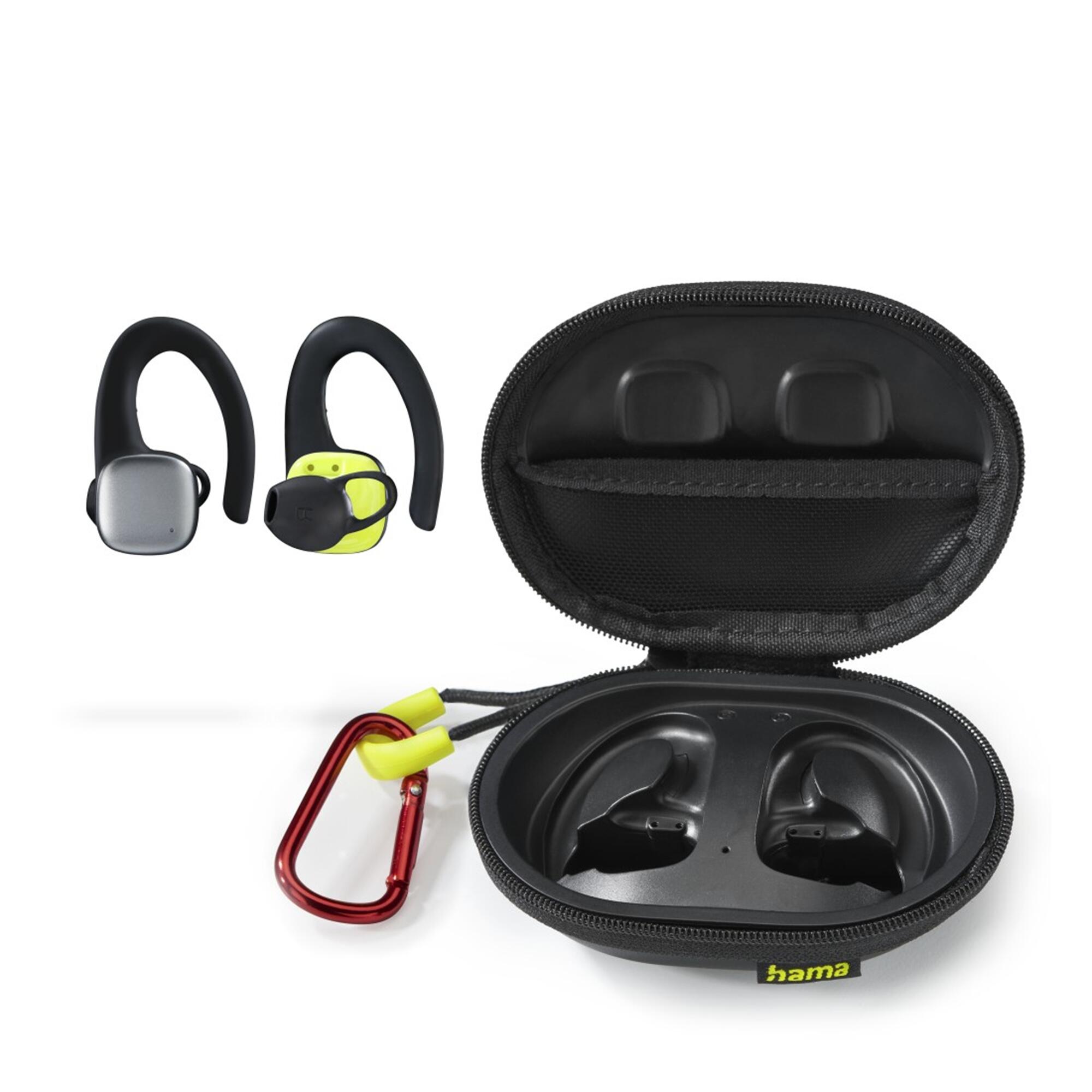 HAMA Spirit Athletics True‑Wireless‑Sportkopfhörer, Schwarz/Gelb 4/7