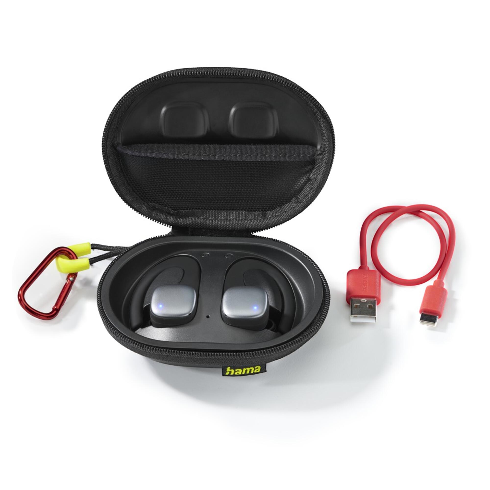 HAMA Spirit Athletics True‑Wireless‑Sportkopfhörer, Schwarz/Gelb 2/7
