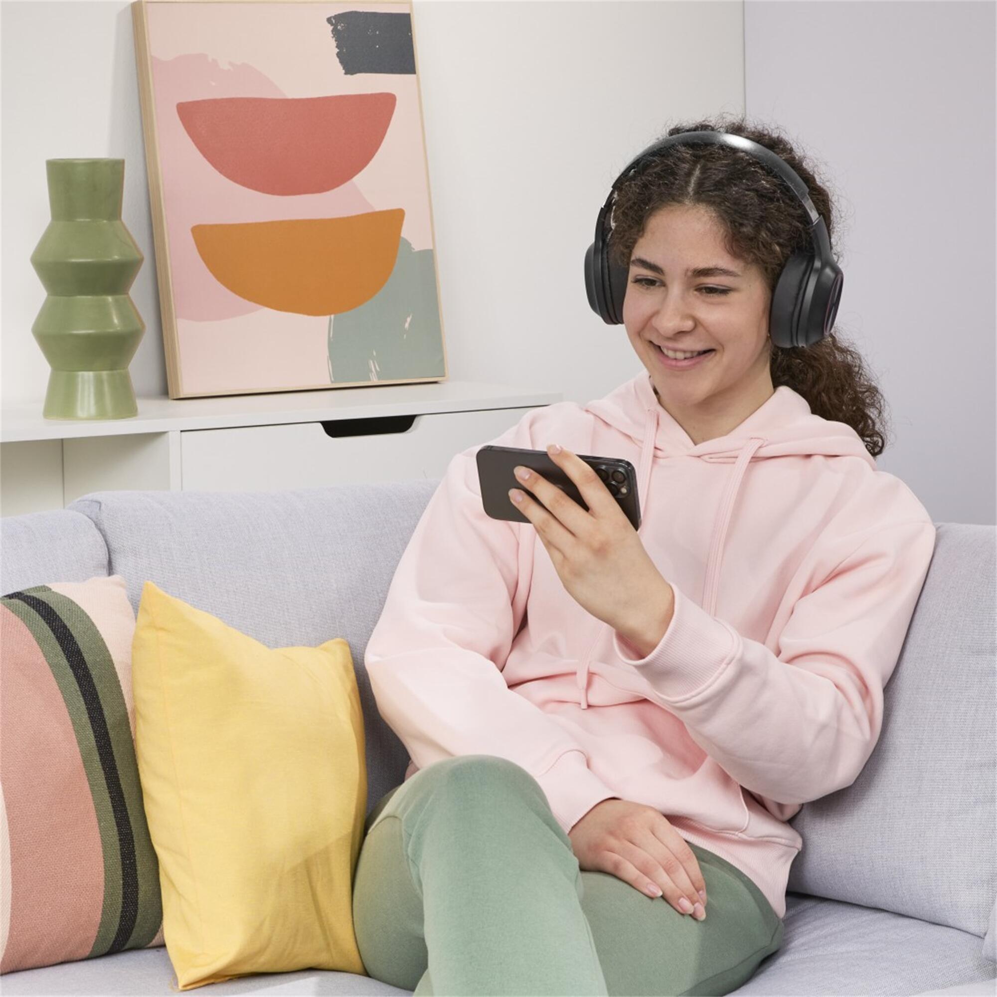 Hama Spirit Calypso II Bluetooth-Over-Ear-Kopfhörer, Schwarz 5/7