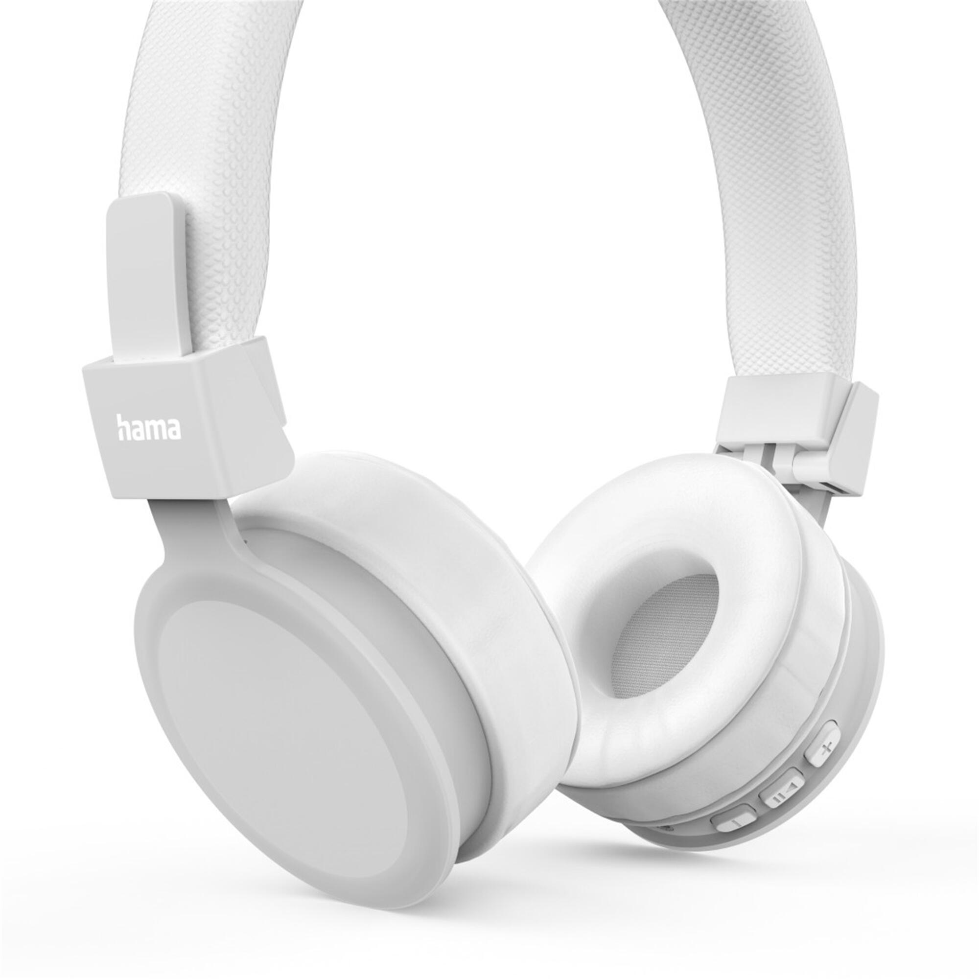 HAMA Bluetooth-Kopfhörer Freedom Lit II Bluetooth, Over-Ear, 15h Akku, Weiß 7/7