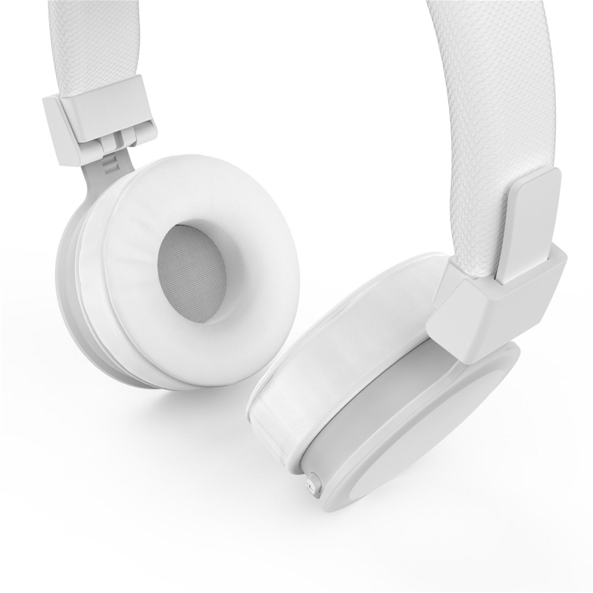 HAMA Bluetooth-Kopfhörer Freedom Lit II Bluetooth, Over-Ear, 15h Akku, Weiß 6/7