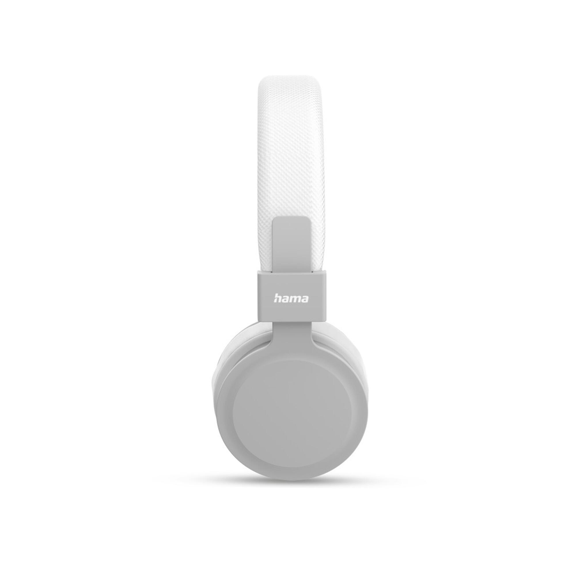 HAMA Bluetooth-Kopfhörer Freedom Lit II Bluetooth, Over-Ear, 15h Akku, Weiß 3/7