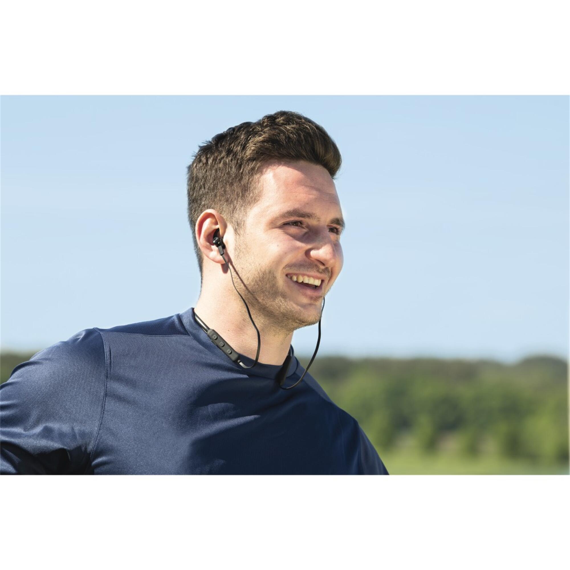 HAMA Freedom Neck II Bluetooth-Kopfhörer, Schwarz 3/6