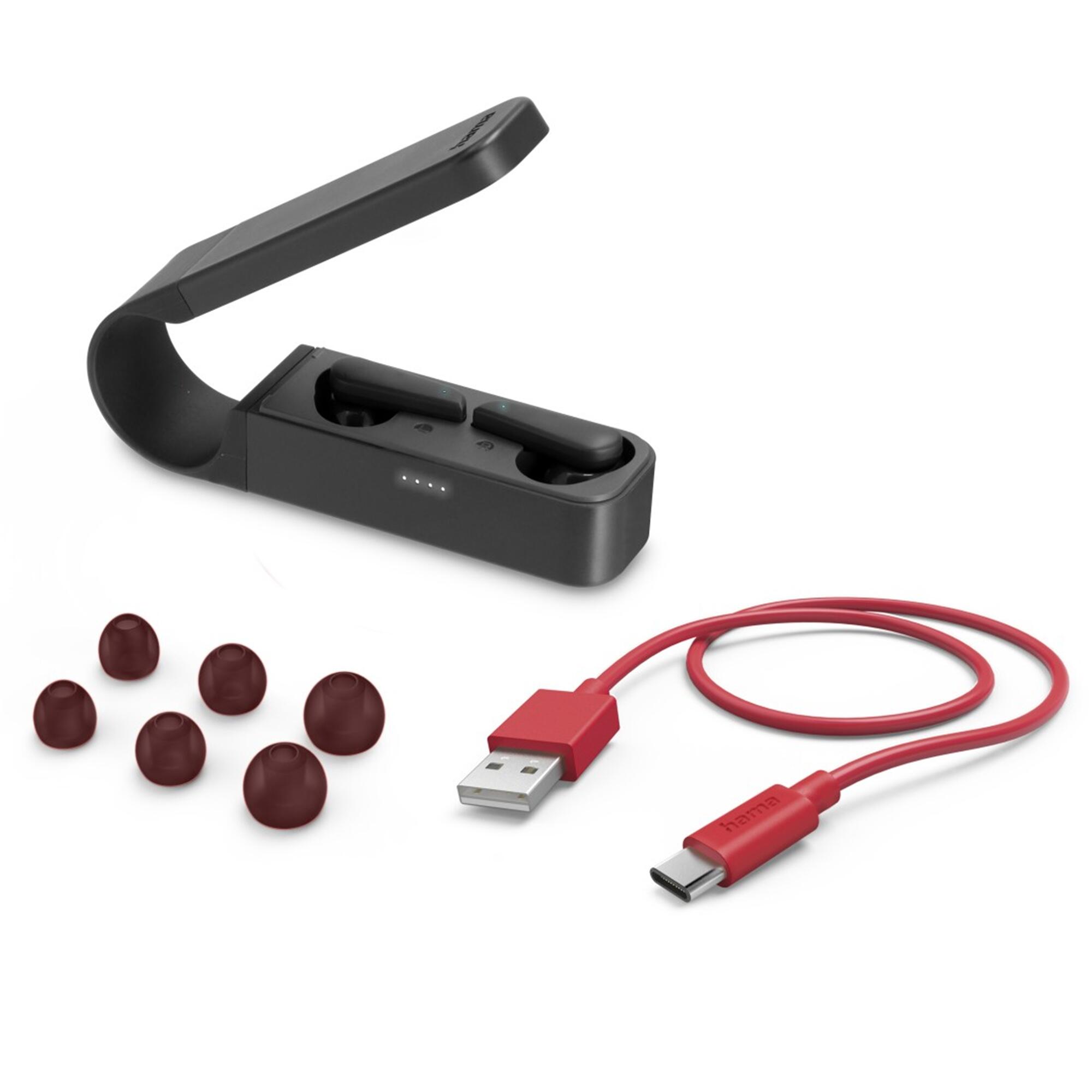 HAMA Spirit Pocket True-Wireless In-Ear-Kopfhörer, Schwarz 2/7