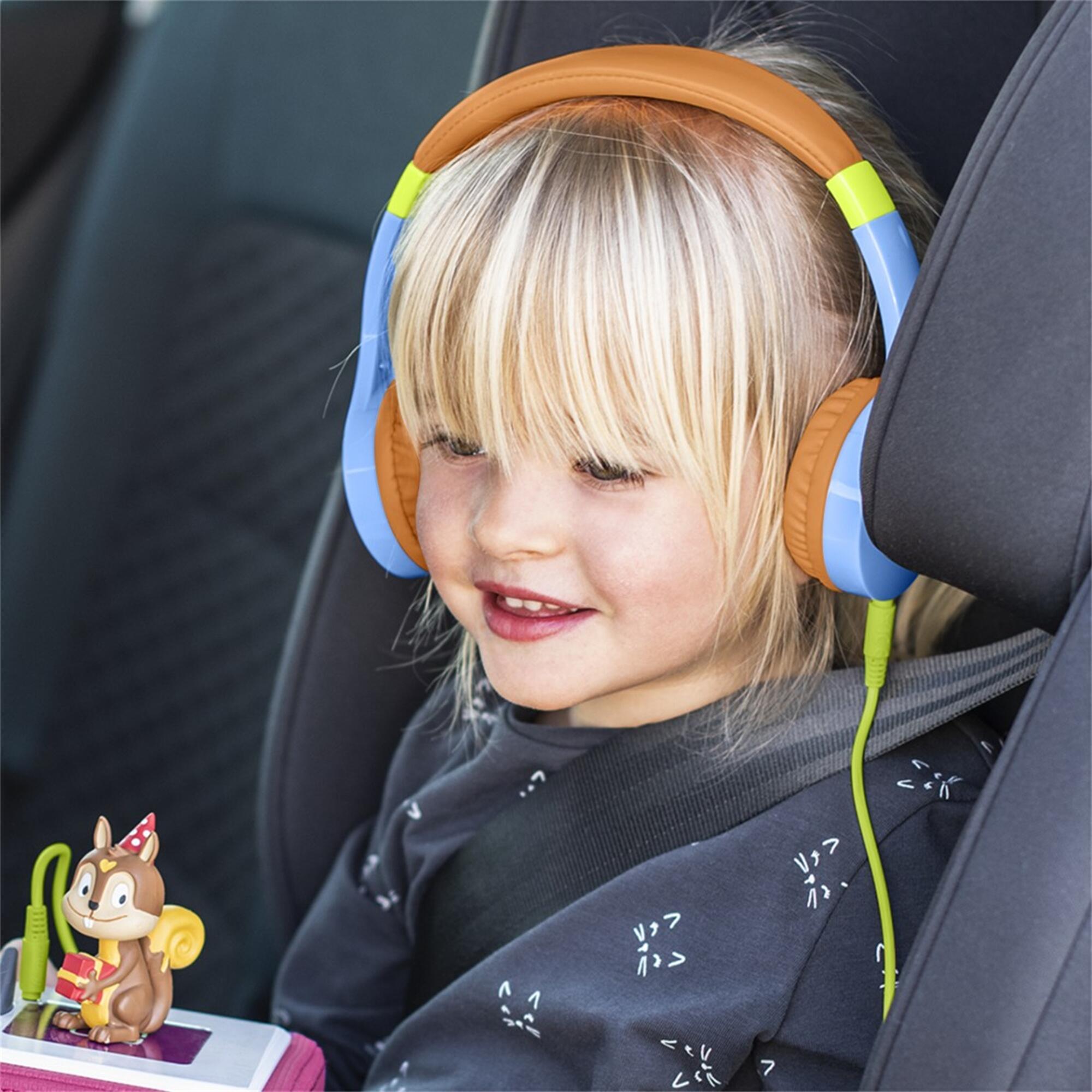 HAMA Kinderkopfhörer Kinderkopfhörer, kabelgebunden, On-Ear, Blau/Bunt 5/6