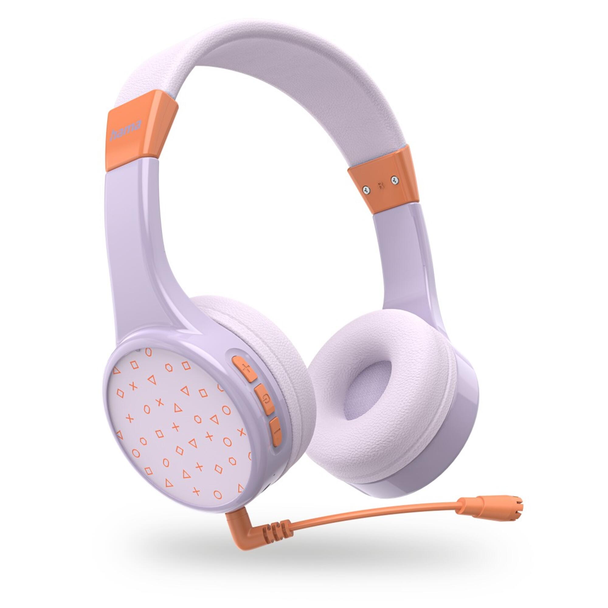 HAMA Bluetooth-Kinderkopfhörer Teens Guard II, Lila 2/7
